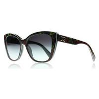 Dolce and Gabbana 4216 Sunglasses Printing Roses on Black 29388G