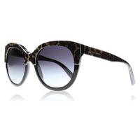 Dolce and Gabbana 4259 Sunglasses Top Leo on Black 19958G