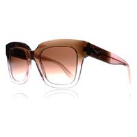 Dolce and Gabbana 306013 Dark Pink Fade 51 Sunglasses Bordeaux / Pink / Powder 306013