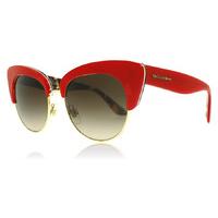 Dolce and Gabbana 4277 Sunglasses Top Red/Handcart 303413 52mm
