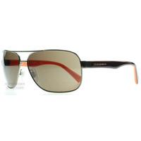 Dolce and Gabbana 2120P Contrast Sunglasses Gunmetal Brown 117073