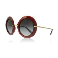 Dolce and Gabbana 6105 Sunglasses Transparent Red 155111 50mm