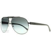 dolce and gabbana 2119 over molded rubber sunglasses gunmetal 1186t3 p ...