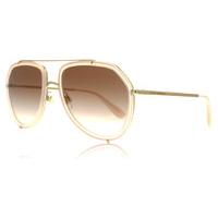 Dolce and Gabbana 2161 Sunglasses Opal Pink / Pink Gold 129813 55mm