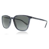Dolce and Gabbana 4301 Sunglasses Striped Grey On Blue 309280 53mm