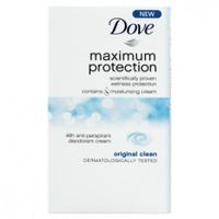 dove maximum protection 48h anti perspirant deodorant cream 45ml