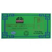 Double Dragon Organic Green Tea 25 Bags Box