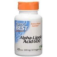Doctor\'s Best 600 mg Alpha Lipoic Acid Capsules-Pack of 60