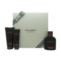 Dolce & Gabbana Pour Homme Intenso Gift Set 100ml EDP + 100ml Aftershave Balm + 50ml Shower Gel