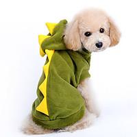 Dog Costume / Hoodie Red / Green Dog Clothes Winter / Spring/Fall Cartoon Cute / Cosplay