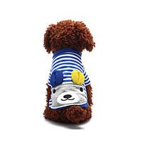 dog shirt t shirt dog clothes casualdaily fashion sports stripe blue r ...