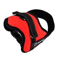 Dog Harness Adjustable/Retractable / Breathable / Soft Solid Red / Black Mesh / Nylon