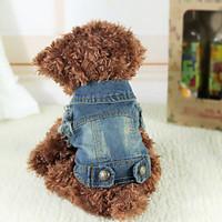 dog jeans blue winter jeans keep warm dog clothes dog clothing