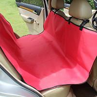 Dog Car Seat Cover Pet Mats Pads Solid Waterproof Portable Foldable Black Gray Coffee Red Blue