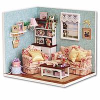 Dollhouse Model Building Toy Square Wood