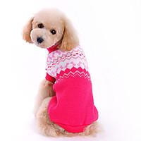 Dog Sweater Rose Dog Clothes Winter Spring/Fall Bowknot Cute Fashion