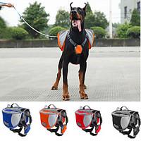 Dog Carrier Travel Backpack / Dog Pack Pet Carrier Waterproof / Portable Red / Black / Blue / Orange Nylon