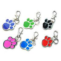 dog tags fashionable footprint pattern metal pet tag for dogs 1 pcpack ...