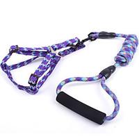 dog harness leash adjustableretractable safety soft patchwork yellow p ...