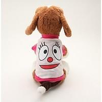 dog shirt t shirt blue pink dog clothes summer cartoon cute casualdail ...