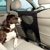 Dog Car Seat Cover Pet Carrier Foldable Solid Black