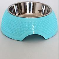 Dog Feeders Pet Bowls Feeding Portable Blushing Pink Blue Green