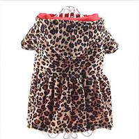 Dog Hoodie Dog Clothes Casual/Daily Fashion Leopard