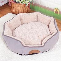 Dog Bed Pet Mats Pads Solid Soft Coffee Gray