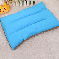 Dog Bed Pet Mats Pads Solid Keep Warm Soft Elastic Blue Green Rose Orange