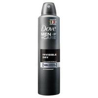 dove for men invisible anti perspirant aerosol 250ml