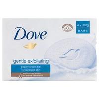 dove exfoliating cream bar 100g x 4