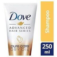 dove advanced hair series pure care dry oil shampoo 250ml