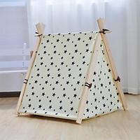 Dog Bed Pet Mats Pads Stars Portable Tent