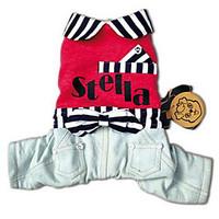 Dog Clothes/Jumpsuit Dog Clothes Winter Stripe Casual/Daily