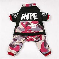 Dog Clothes/Jumpsuit Dog Clothes Winter Camouflage Casual/Daily