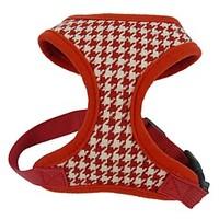 dog harness gird plaid black red out door dog harness pet products for ...