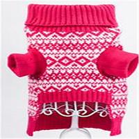 Dog Sweater Dog Clothes Winter Flower Cute