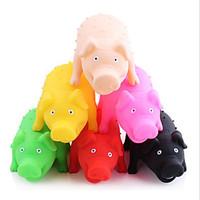 Dog Toy Pet Toys Chew Toy Interactive Squeak / Squeaking Pig Rubber
