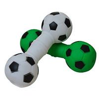 Dog Toy Pet Toys Chew Toy Squeak / Squeaking Football Rubber Random Color