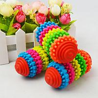 Dog Toy Pet Toys Chew Toy Colorful Gear Durable Rubber