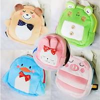 dog backpack green blue brown pink cute cartoon pet bag plush fabric s ...