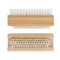 Double Sided Wooden Nail Brush