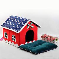 Dog Bed Pet Mats Pads Solid Soft Random Color