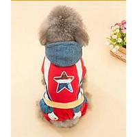 Dog Coat Dog Clothes Cute Casual/Daily Stars Rainbow