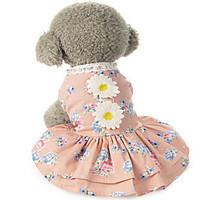 Dog Dress Dog Clothes Winter Summer Spring/Fall PrincessCute Classic Fashion Casual/Daily Birthday Holiday Wedding Reversible Halloween
