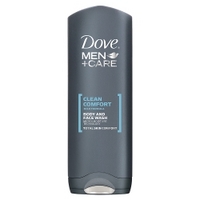 dove men care clean comfort body and face wash 250ml