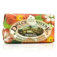 Dolce Vivere Fine Natural Soap - Venezia - Red Geranium Rice Cloud & Cotton Flower 250g/8.8oz