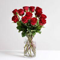 Dozen Red Fairtrade Roses - flowers