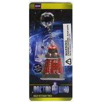 doctor who keychain with 3d moulded dalek torch cdu 8 red dr90