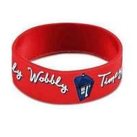 Doctor Who TARDIS Wibbly Wobbly Timey Wimey Rubber Wristband